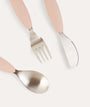 Yummy Plus Easy Grip Cutlery Set: Powder