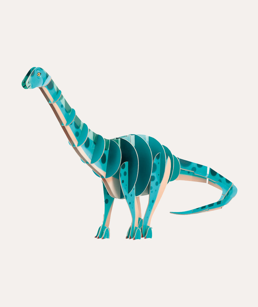 3D Diplodocus Puzzle - Blue