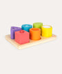 I Wood Shapes & Sounds 6 Block Puzzle - Multi