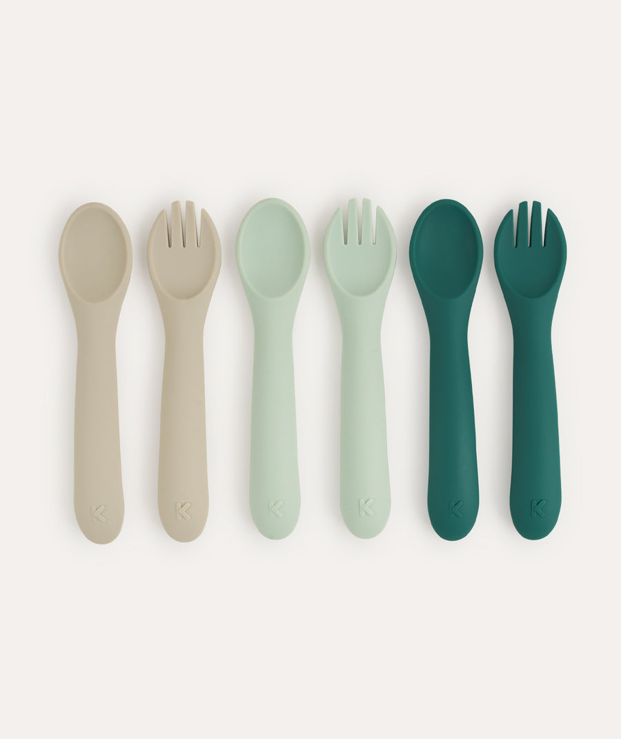 6-Pack Spoons & Forks - Eden Mix