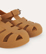 Jelly Sandal: Tan