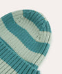 Organic Cotton Beanie - Jade Stripe