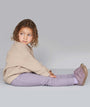 Organic Ribbed Legging - Lilac Mist