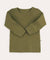 Organic Ribbed Tee - Olive