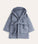 Organic Towelling Robe - Blueberry