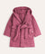 Organic Towelling Robe - Boysenberry