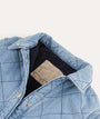 Quilted Shacket - Light denim