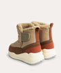 Quilted Snow Boot - Fudge