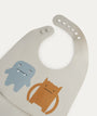 2 Pack Tilda Silicone Bib - Monster / Mist