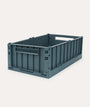 2 Pack Weston Storage Medium Crate - Whale Blue