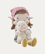 Farmer Rosa with Sheep Cuddle Doll - Green