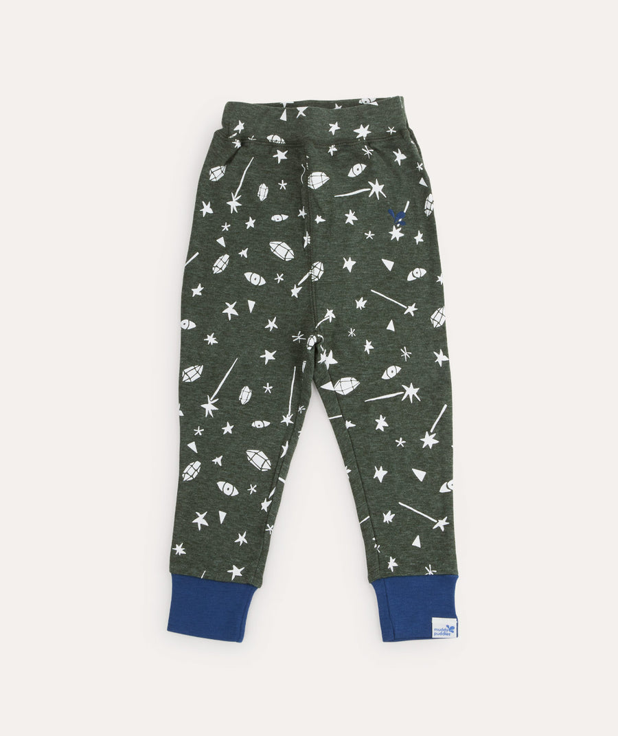 Drift Base Layer Bottoms - Stonegreen Starry Ice