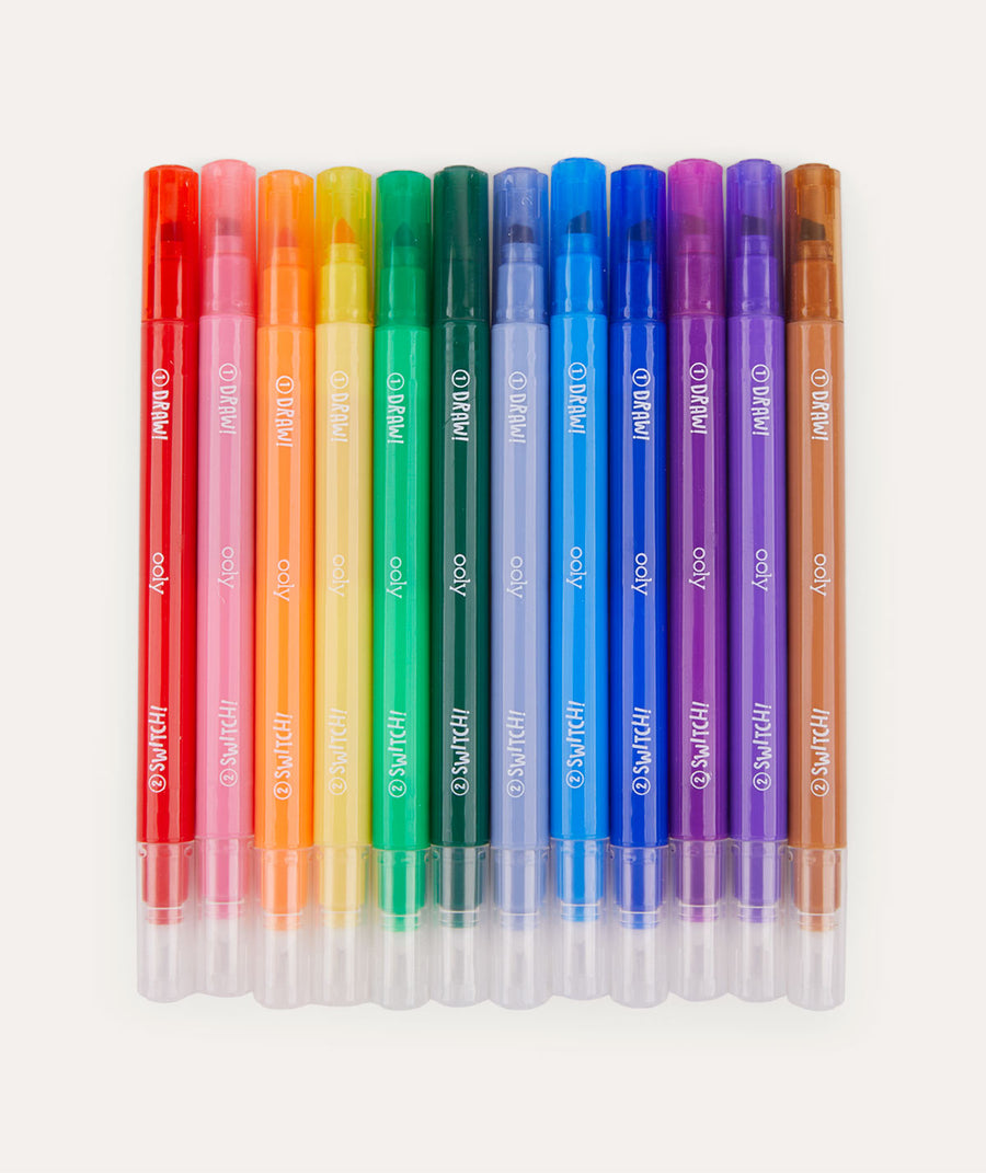 Switcheroo Color Changing Markers - Set Of 12:Multi